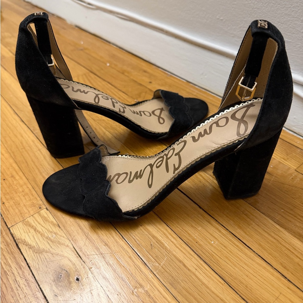 Sam Edelman Odila Black Suede Heels